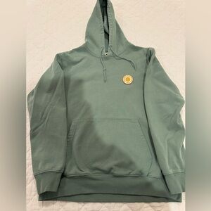 VISSLA Olive Hoodie with Sun Emblem